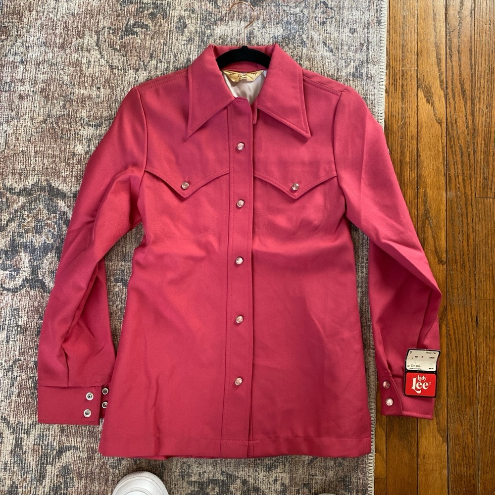 Lady Lee Hot Pink Western Pearl Snap Shirt